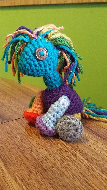 Rainbow Pony Amigurumi Crochet Pattern