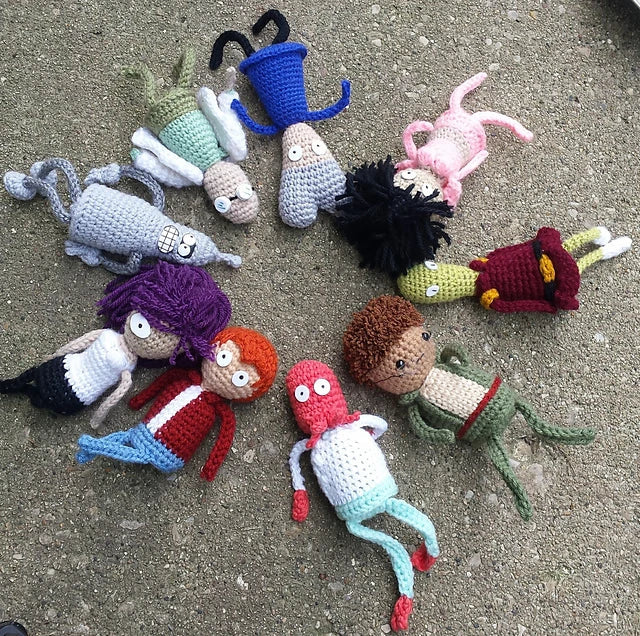 Futurama Amigurumi Crochet Pattern