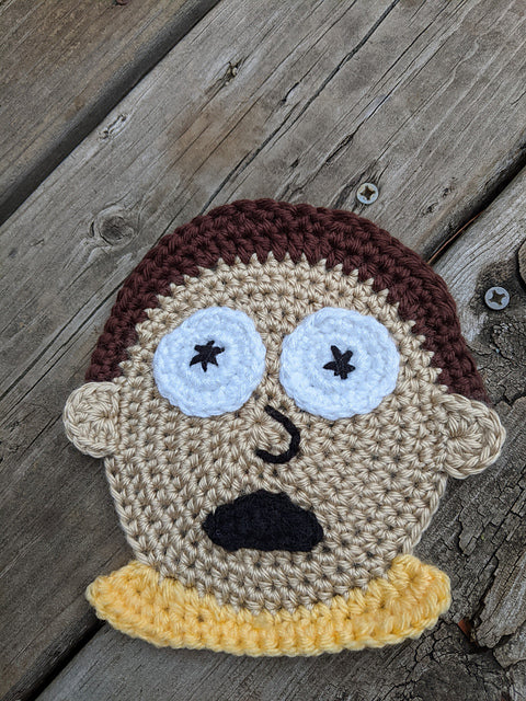 Rick and Morty Appliques Crochet Pattern