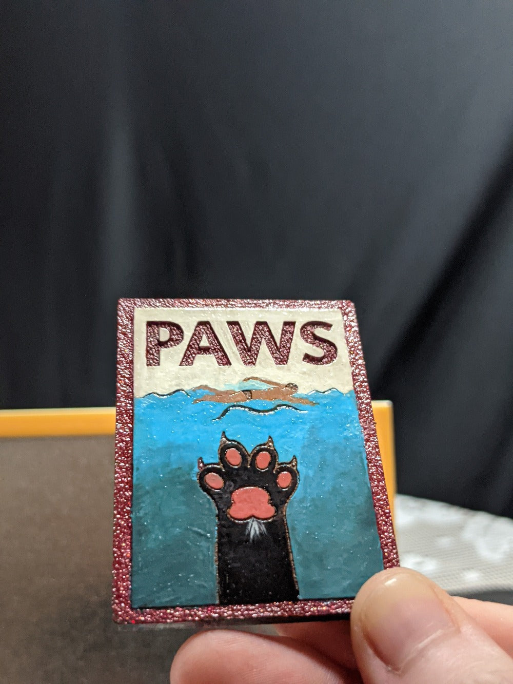 PAWS Horror Movie Parody Magnet