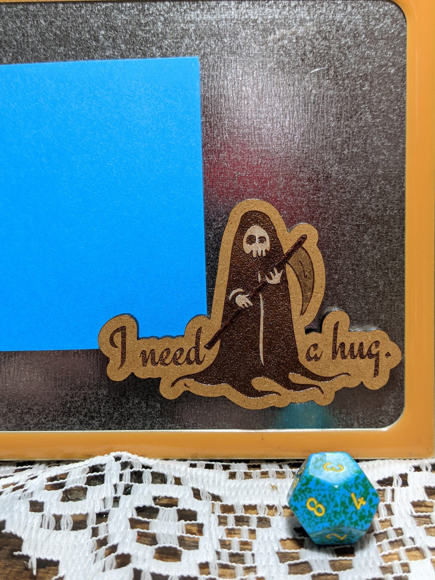 Death Needs a Hug Magnet