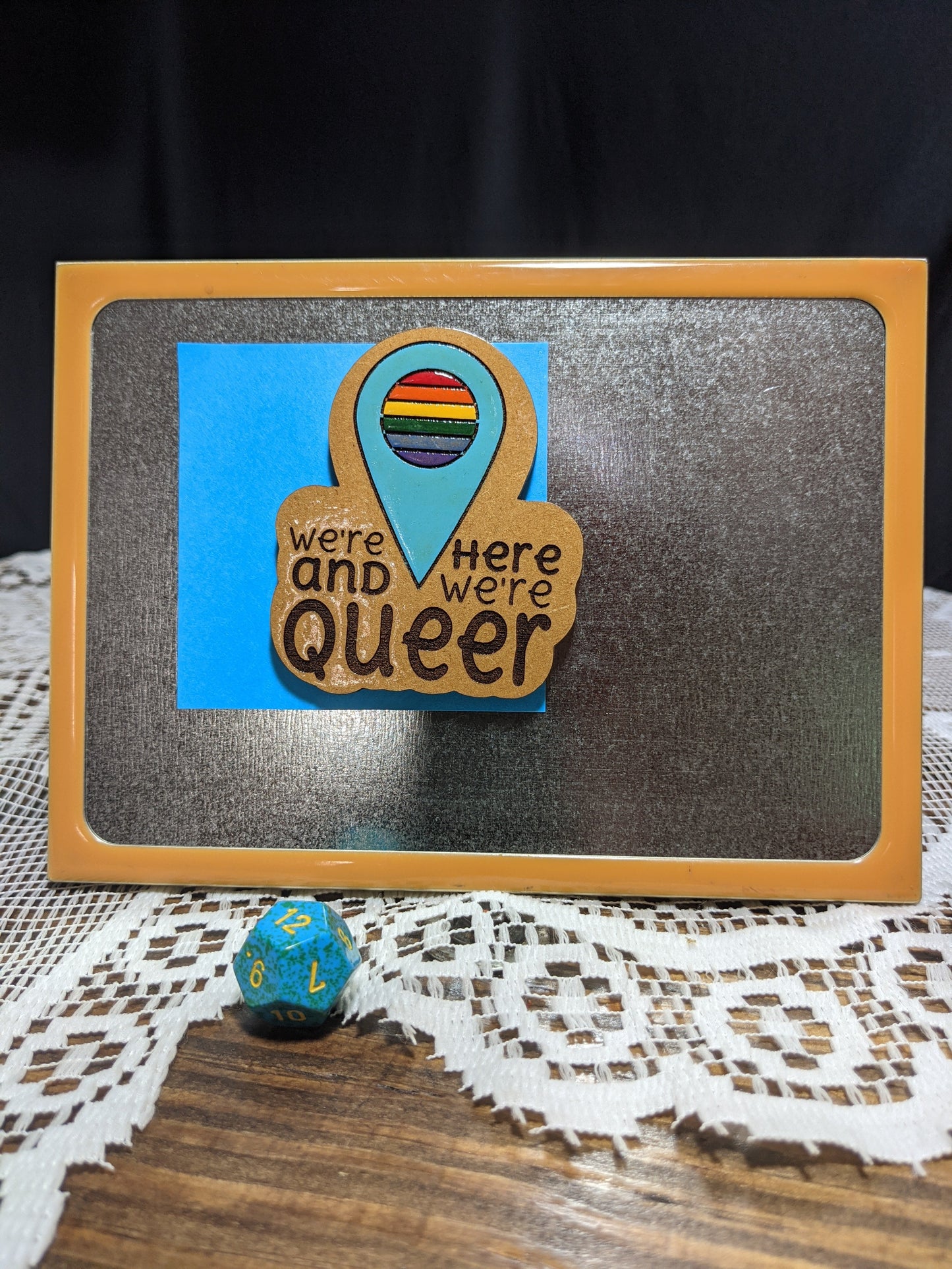 We're Here & We're QUEER Magnet