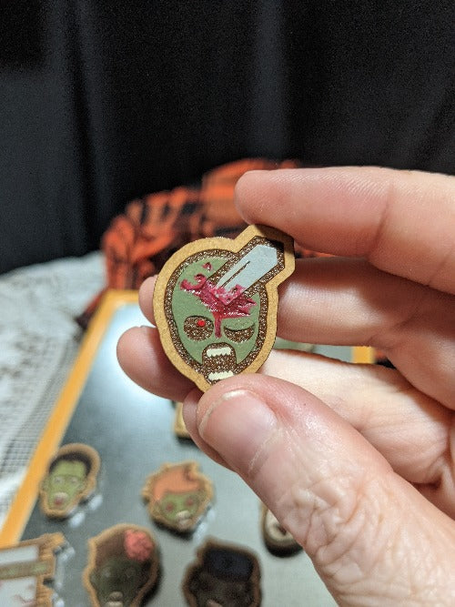 Tiny Zombie Magnets SET OF 10