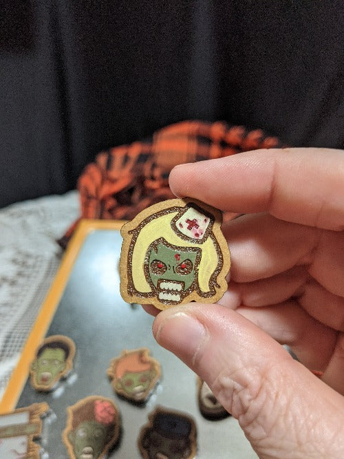 Tiny Zombie Magnets SET OF 10