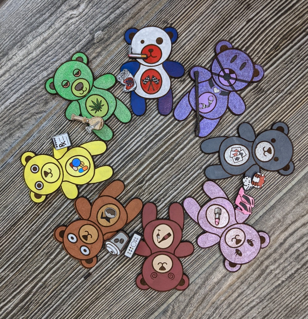 Careless Bears Magnet MURICA BEAR