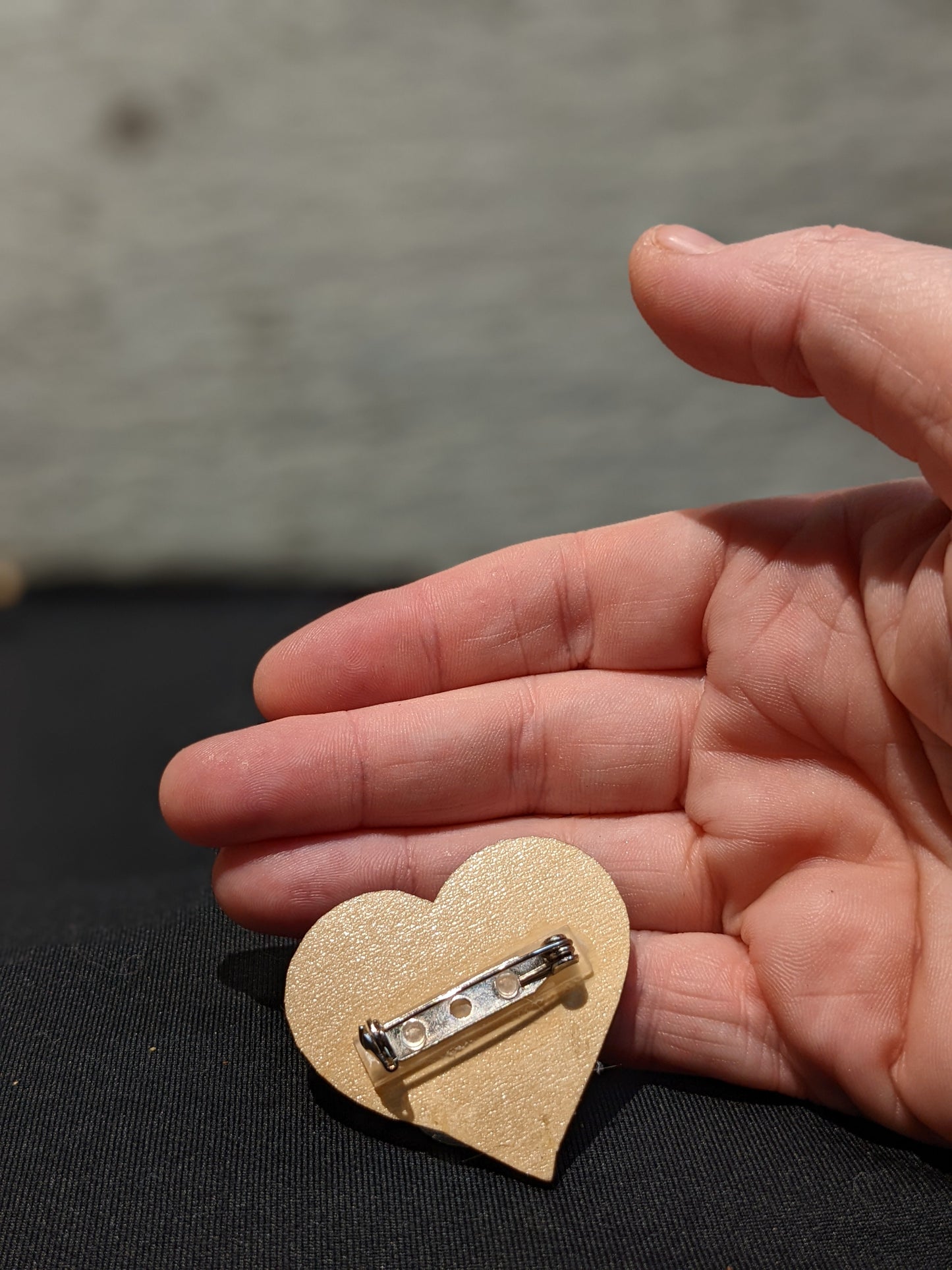 Cute Heart Rainbow Lapel Pin