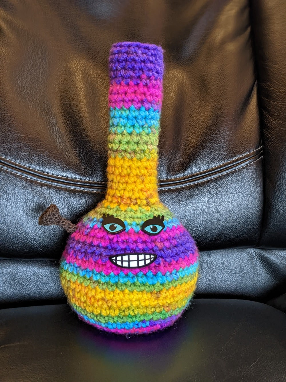 Rainbow Bong Crochet Plush Toy