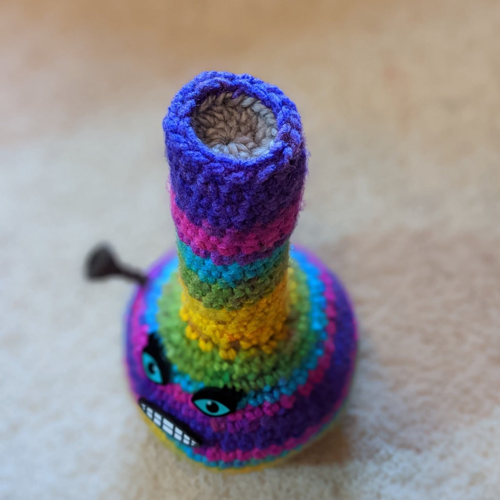 Rainbow Bong Crochet Plush Toy
