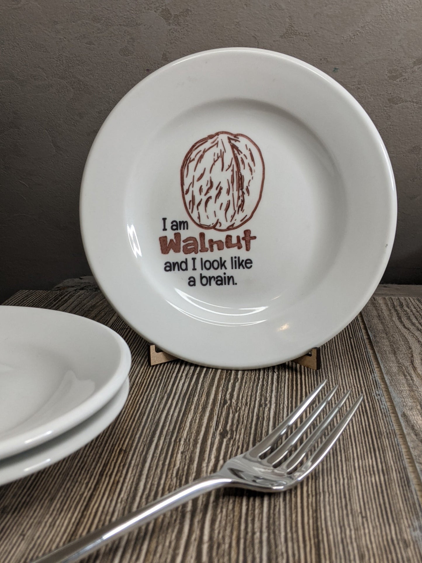Inappropriate Appetizers Set of 3 Engraved Plates