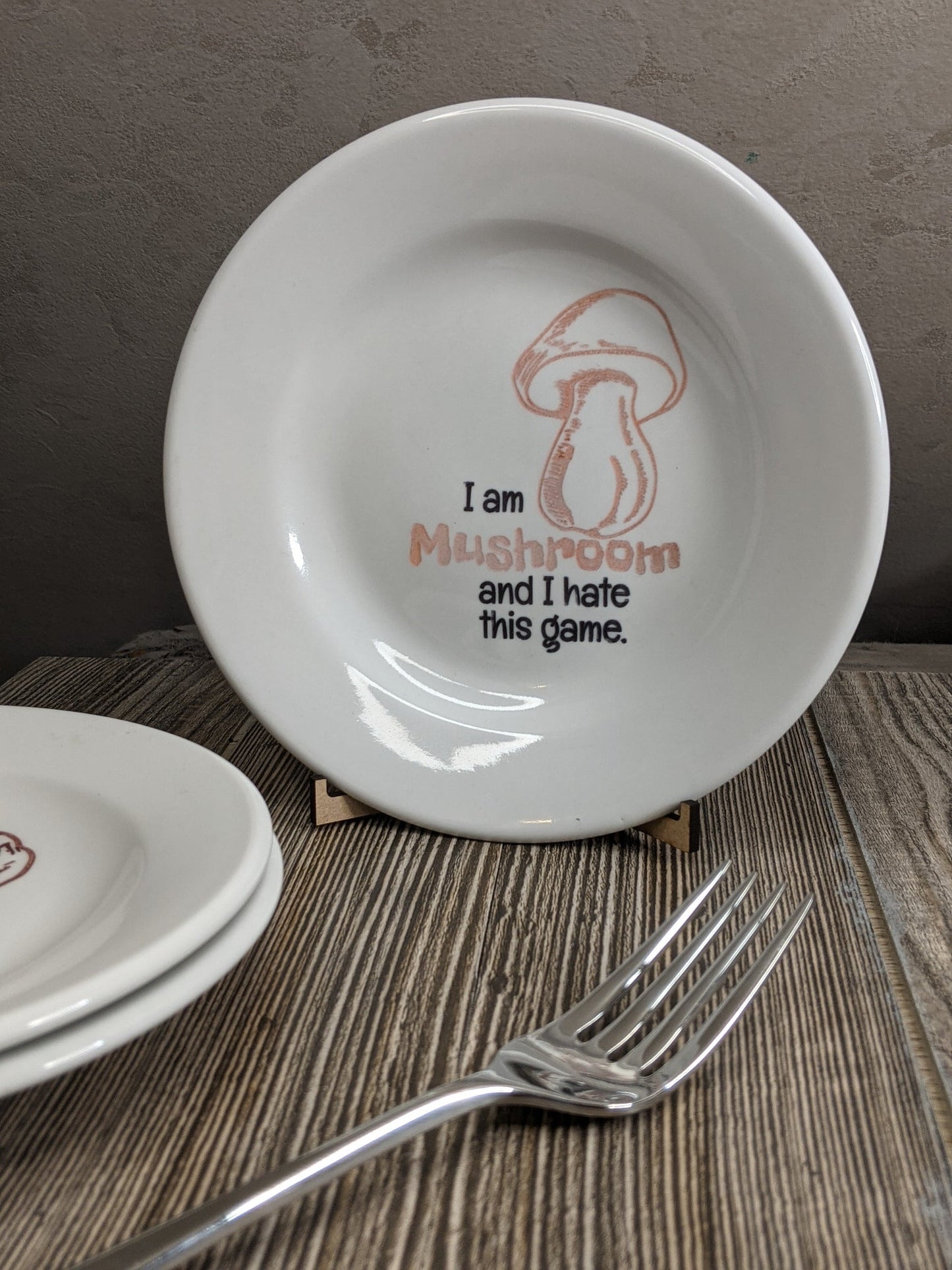 Inappropriate Appetizers Set of 3 Engraved Plates