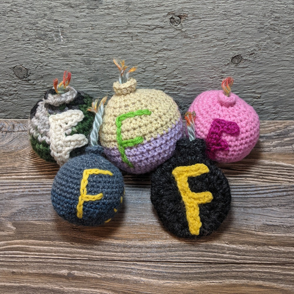 Lavender Lime F-Bomb Crochet Plush
