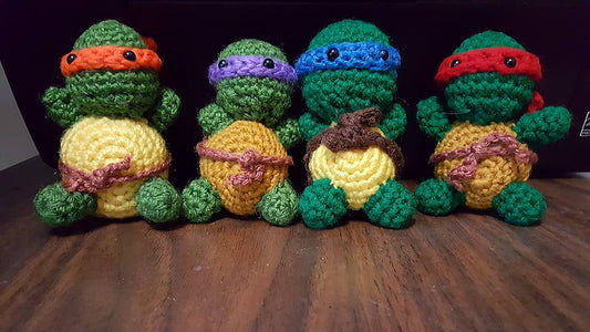 Ninja Turtle Amigurumi Crochet Pattern