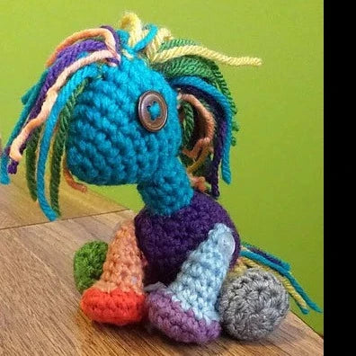 Rainbow Pony Amigurumi Crochet Pattern