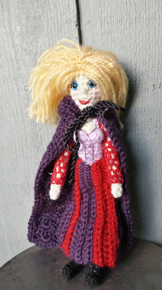 Sanderson Sisters SARAH Doll Amigurumi Crochet Pattern