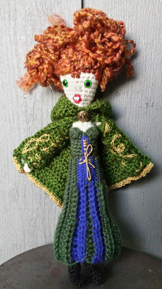 Sanderson Sisters WINNIE Doll Amigurumi Crochet Pattern