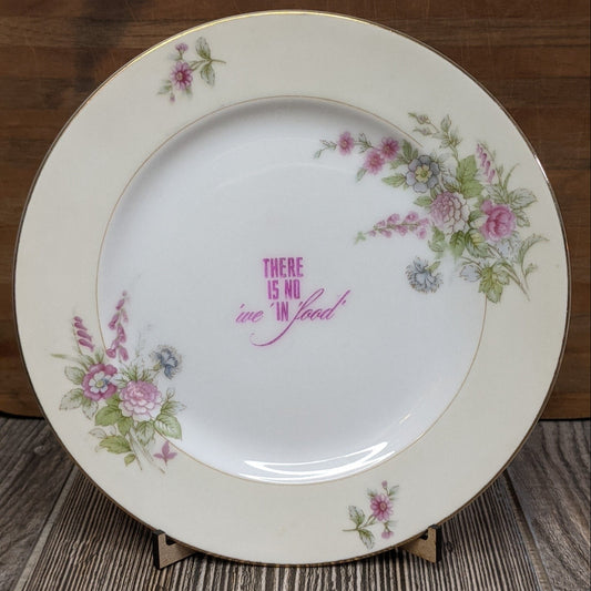 There is no WE in FOOD Engraved Plate