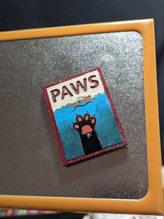 PAWS Horror Movie Parody Magnet