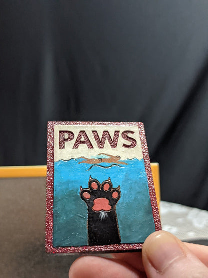 PAWS Horror Movie Parody Magnet
