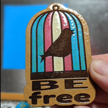 Be Free Transgender Pride Magnet