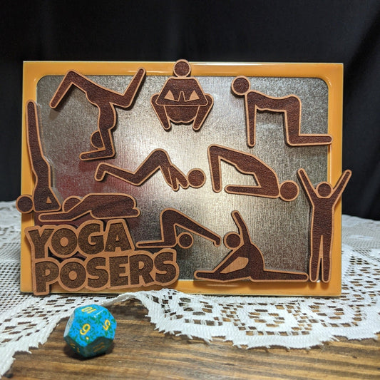 Yoga Posers Magnet SET OF 11