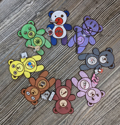 Careless Bears Magnet CAFFEINATED BEAR