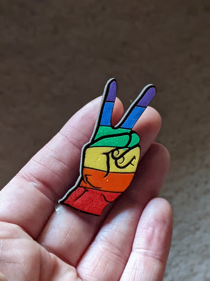 Pride Peace Rainbow Pin