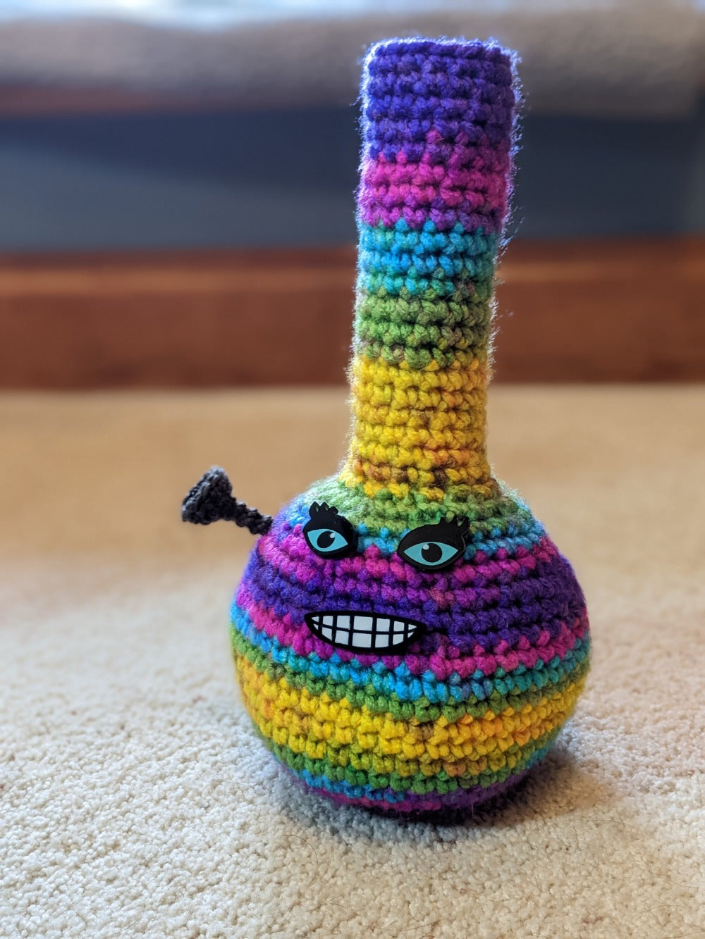 Rainbow Bong Crochet Plush Toy