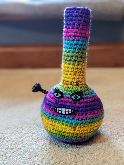 Rainbow Bong Crochet Plush Toy