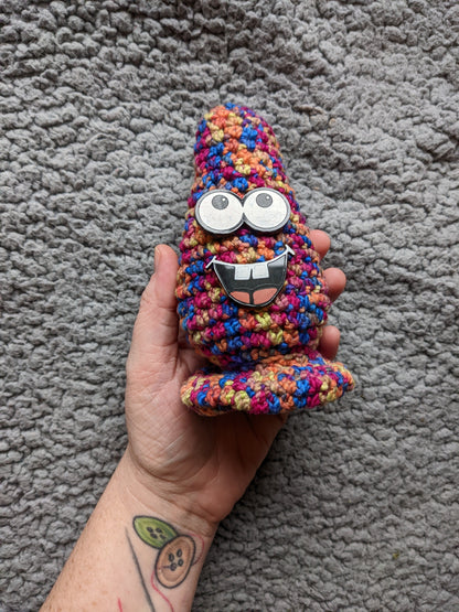 Toothy Butt Plug Monster Crochet Plush Toy