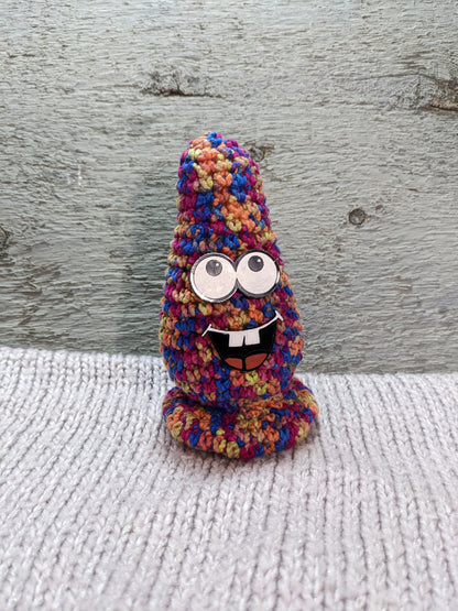 Toothy Butt Plug Monster Crochet Plush Toy