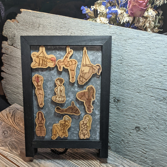 Shibari Girls Magnet Set