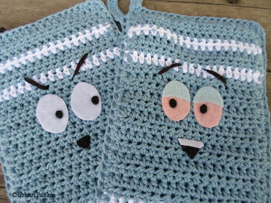 Towelie Hand Towels Crochet Pattern