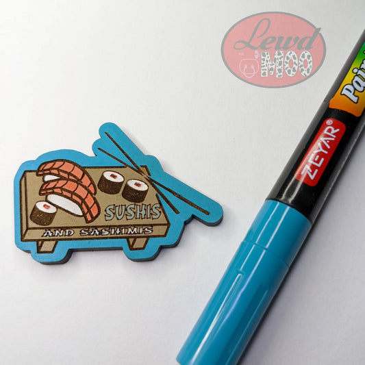 Sushis and Sashimis Miniature Magnet