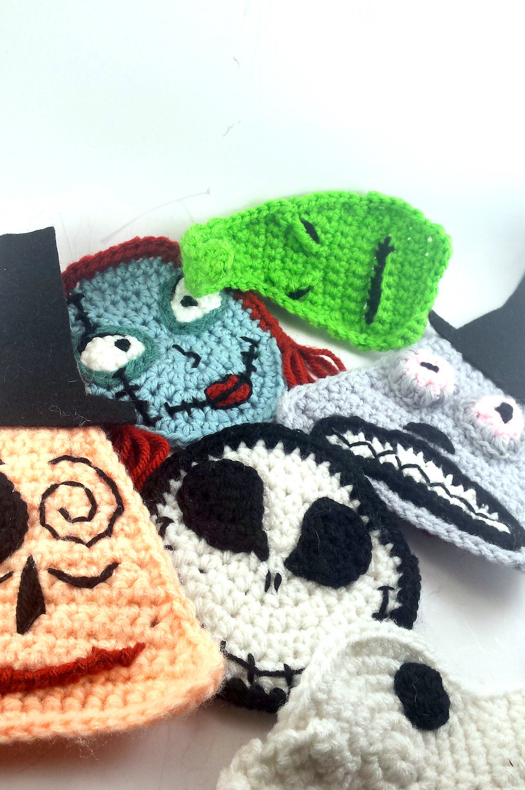 Nightmare Before Christmas Appliques Crochet Pattern