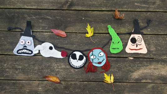 Nightmare Before Christmas Appliques Crochet Pattern